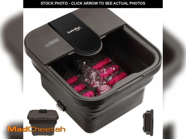 Lot 74-12213645 - Beinilai Collapsible Foot Spa,Foot Bath with Heat and Massage and Bubble Jets,Foot Soak Tub with Six...