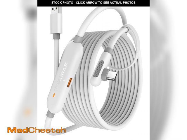 Lot 74-11553361 - Maxonar VR Charging Link Cable 20FT (Next-Gen Chip) Compatible with Meta Quest 3S/Quest 3/Oculus Que...