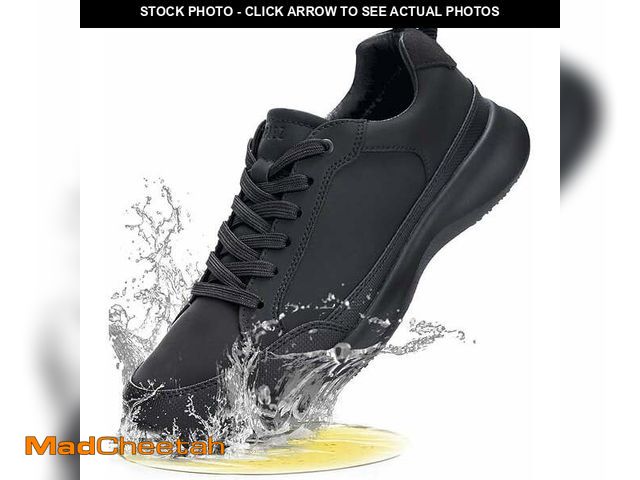 Lot 74-14435135 - SPIEZ Men's Non-Slip Work Shoes, ASTM F2892 Certified Waterproof Oil-Resistant Safety Sneakers for F...