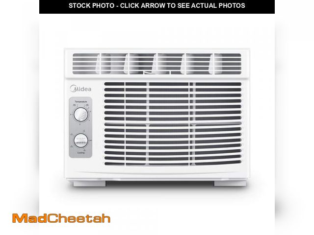 Lot 74-12424159 - Midea 5,000 BTU EasyCool Small Window Air Conditioner - Cool up to 150 Sq. Ft. with Easy-to-Use Mech...