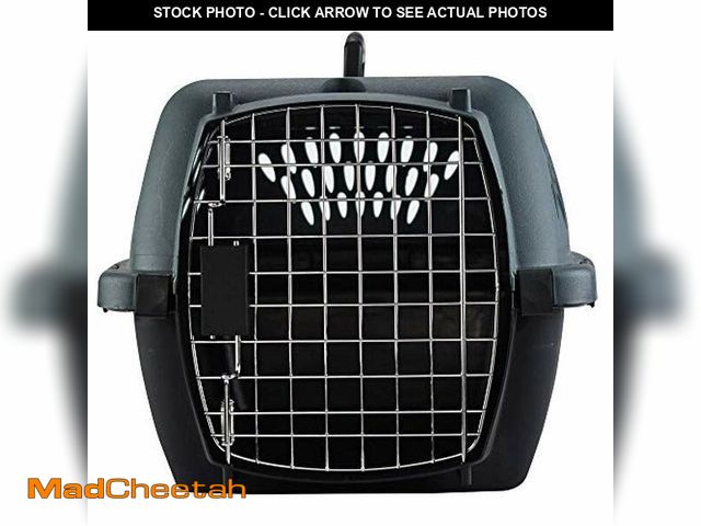 Lot 74-12633288 - Petmate Pet Porter Dog Kennel 23", Dark Gray &amp; Black, for Pets up to 15lbs, Made in USA - UNUSED