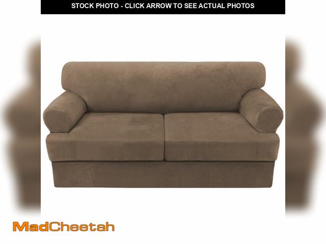 Lot 74-12841985 - H.VERSAILTEX Sofa Cover 3 Piece T Cushion Sofa Slipcovers Thick Velvet Couch Cover Stretch T Cushion...