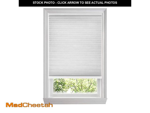 Lot 74-12853584 - Home Decorators Collection Pebble Gray Cordless Light Filtering Cellular Window Shades - 42.375 in.W...