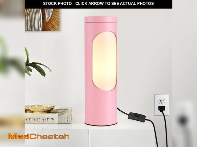 Lot 74-11552651 - LEDIARY Shabbos Lamp, Pink Kosher Lamp for Shabbat, Table Lamps and Nightlight for Living Room, Bedr...