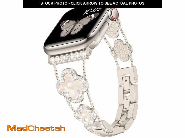 Lot 74-13455700 - Tasikar Bling Diamond Women Band Compatible with Apple Watch Band 49mm 46mm 45mm 44mm 42mm 41mm 40mm...