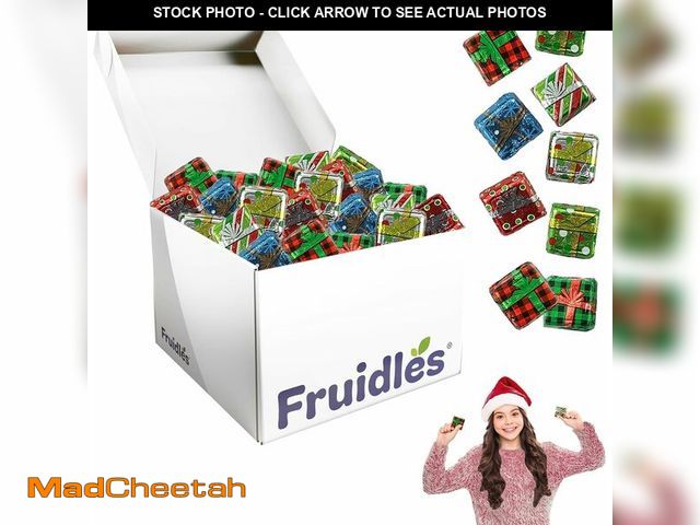 Lot 74-14077572 - Fruidles Rich Christmas Chocolate Presents Squares Design, Smooth &amp; Creamy Chocolate Presents, H...
