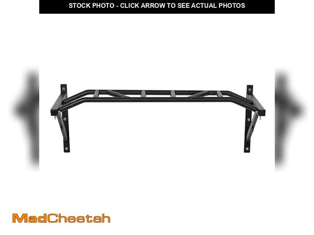 Lot 74-12594908 - SKYSHALO Pull Up Bar, Multi-Grip Wall Mount, 50 in. Wide Chin Up Station, Heavy Duty Steel, 440 lbs....