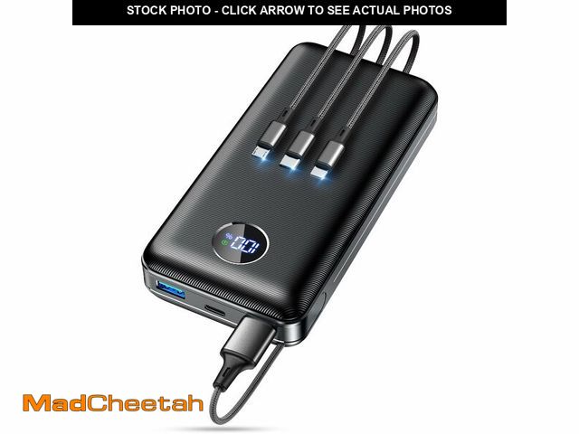 Lot 74-13547310 - Portable Charger Power Bank - 60,000mAh Battery Pack, 22.5W Fast Charging Phone Charger Attached USB...