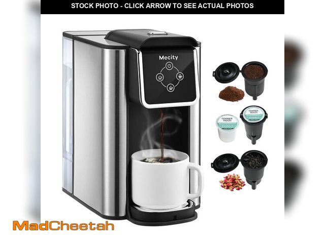 Lot 74-14150229 - Mecity Coffee Maker 3 in 1 Single Serve Coffee Machine, Compatible with K cup Capsules, Instant Coff...