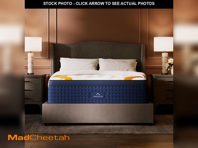 Lot 74-12132644 - DreamCloud Premier Rest 14" Cal King Mattress - Luxury Hybrid Memory Foam - 365 Night Trial - Premiu...