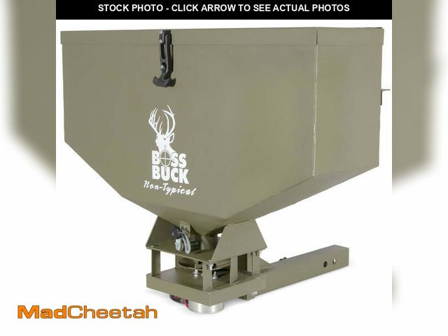 Lot 74-12765354 - Boss Buck BB-1.80 80 Pound Capacity Non-Typical ATV Feed Spreader &amp; Seeder - UNUSED