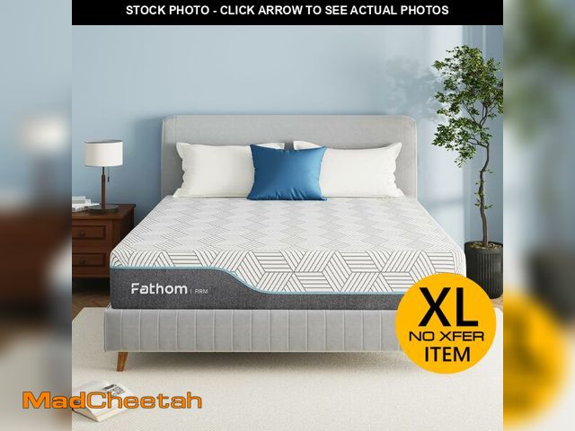 Lot 74-12631104 - FATHOM Firm King Mattress 12 Inch Memory Foam Mattress King Size Bed in a Box for Back Pain Relief a...