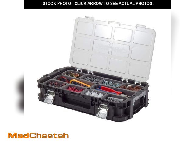 Lot 74-13795943 - Connect Stackable Portable Heavy Duty Lightweight 10-Compartment Small Tool and Parts Organizer (2-P...