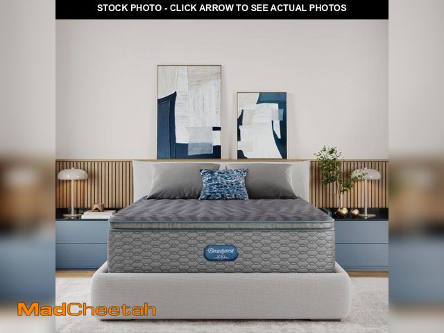 Lot 74-12201713 - Beautyrest Days End Medium Firm Pillow Top 14.75" Mattress - Twin - Cooling Tech, Supportive Durable...