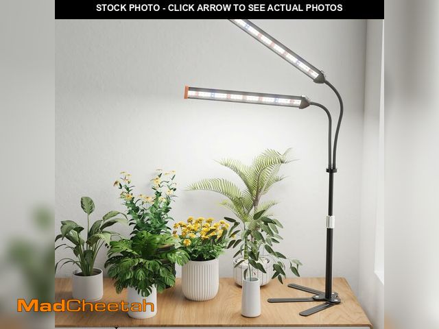 Lot 74-12712418 - GooingTop Grow Light for Indoor Plants,5000K Full Spectrum Growing Plant Lamp with White Red Blue LE...