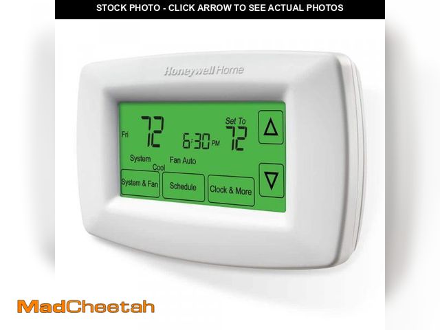 Lot 74-12517826 - Honeywell Home 7-Day Programmable Thermostat with Touchscreen Display - UNUSED