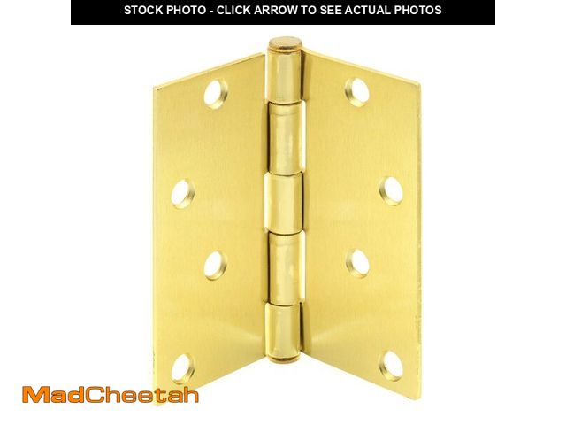 Lot 74-13698400 - TICONN 48-Pack 3.5 Inch Door Hinges with Square Corner, 3-1/2 x 3-1/2 Inch Iron Bifold Residential D...