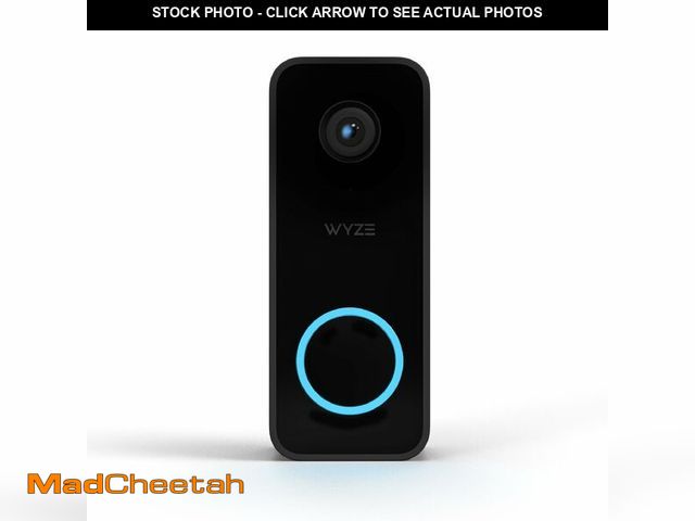 Lot 74-12673005 - WYZE Wired Doorbell Camera v2(existing doorbell Wiring Required), 2K Security Video Doorbell, Color ...