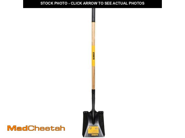 Lot 74-12675049 - DEWALT 49 in. Wood Handle Carbon Steel Transfer Shovel - UNUSED