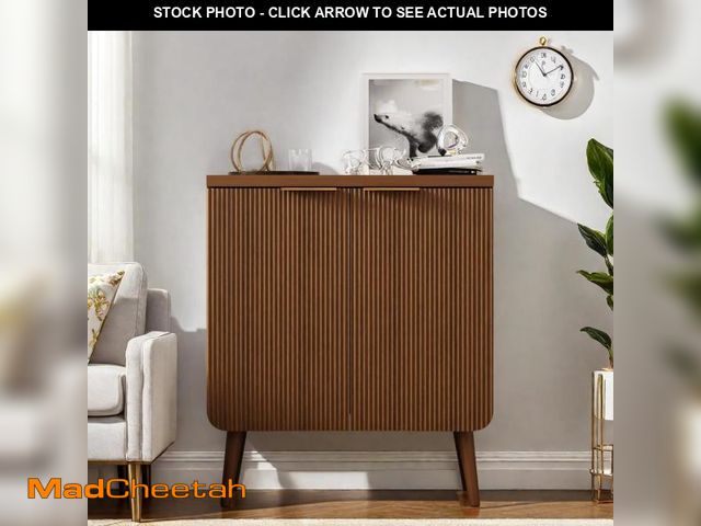Lot 74-12396499 - ChicFurnit 23.6" Sideboard Cabinet with 2 Doors, Modern Buffet Cabinet with Adjustable Shelf, Dining...