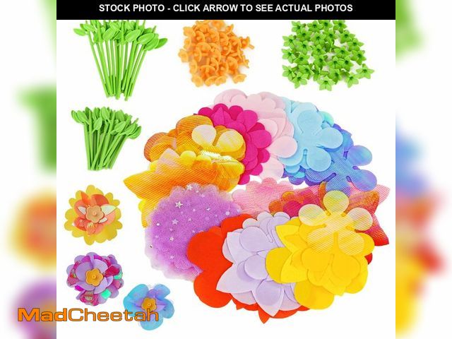 Lot 74-14154878 - windpaint DIY Fabric Flower Bouquets Toys Accessories, DIY Craft Kits Flowers Accessories for Toddle...