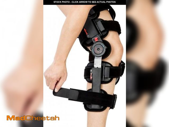 Lot 74-12398009 - kefit Hinged Knee Brace Rom, Knee Support for Torn Acl, Meniscus Tear, Pcl, Surgery Recovery, Adjust...