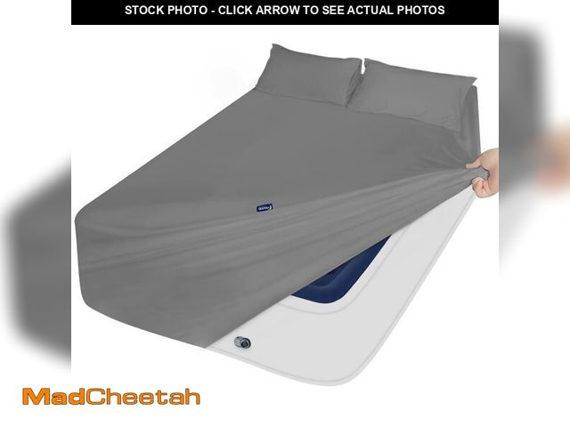 Lot 74-13952528 - Moonsea Extra Deep Pocket Queen Sheet Sets for Air Mattress - Deep Pocket Sheets Queen Size Sets - S...