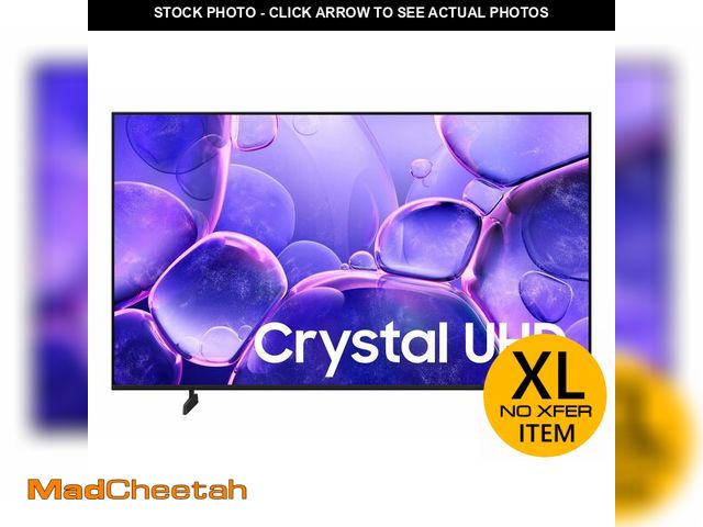 Lot 74-13932839 - Samsung 58-Inch Class Crystal UHD U8000F 4K Smart TV (2025 Model) Endless Free Content, Crystal Proc...