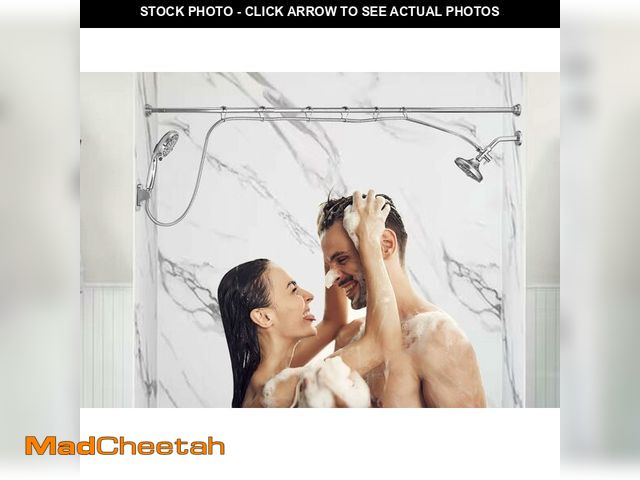 Lot 74-13568361 - Double Shower Head for Couple, High Pressure High Pressure Dual Showerhead Combo, Adjustable Height ...