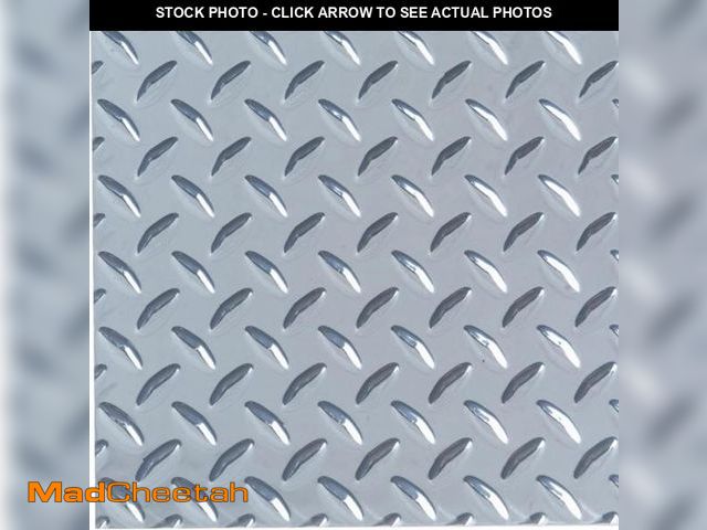 Lot 74-12399180 - M-D Building Products 57306 12 in. x 24 in. x .025 in. Silver Aluminum Sheet Diamond Tread - UNUSED