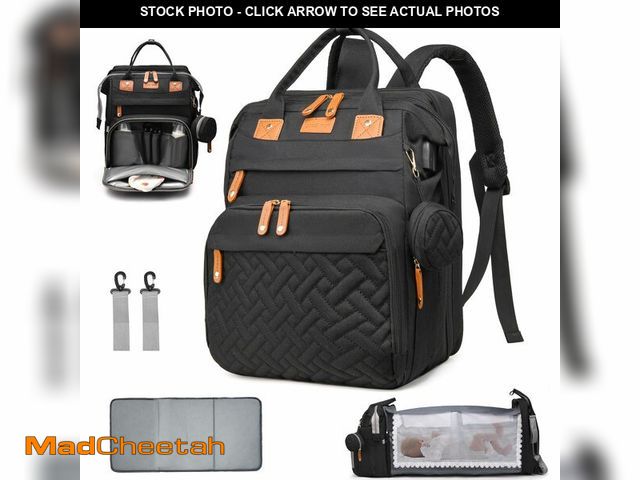 Lot 74-13713268 - CESAILT Diaper Bag with Changing Station, Multifunction Travel Baby Bag, Waterproof Baby Tote, Large...