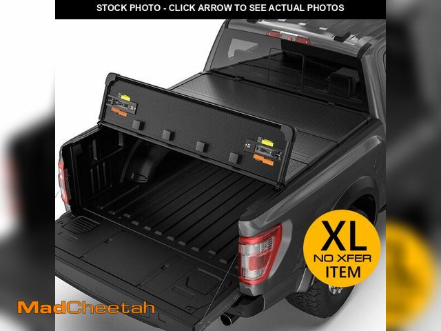 Lot 74-12820822 - Hard 4 Fold Truck Bed Tonneau Cover for 2019-2025 Silverado 1500 2500HD 3500HD 5.8 Ft Bed, All Weath...