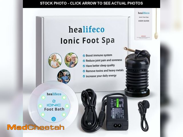 Lot 74-13716035 - Ionic Foot Spa by Healifeco Ã¢â¬â Ion Foot Bath Detox Machine - For Toxins, Heavy Metals &amp; Fr...