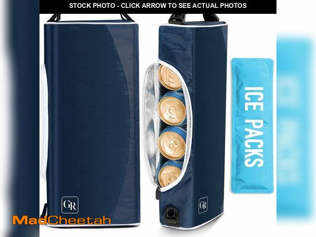 Lot 74-14267686 - Golf Cooler Bag with Ice Packs - Golf Gifts for Men Fits in Golf Bags Golf Accessories Fathers Day D...