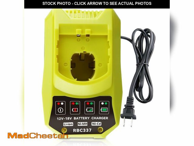 Lot 74-14270955 - P117 12-18V Charger Replacement for Ryobi RYOBI 18V Battery Charger P117 P118 P118B P135 P166 140237...