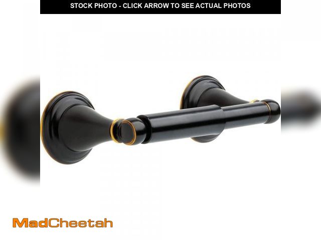 Lot 74-12365024 - Delta Windemere Toilet Paper Holder in Oil Rubbed Bronze - UNUSED