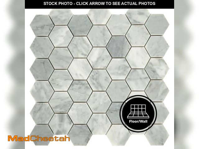 Lot 74-12673825 - Daltile Restore Mist Honed 12 in. x 12 in. Marble Mosaic Tile (9.7 sq. ft./Case) - UNUSED