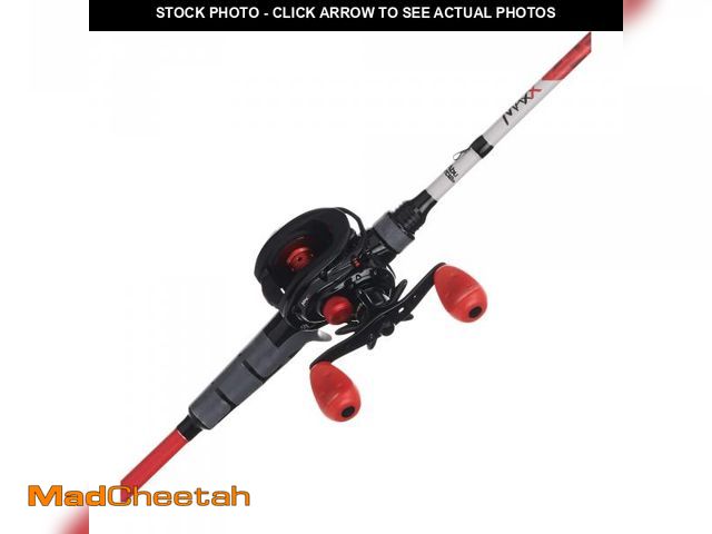 Lot 74-12162573 - Abu Garcia 6Ã¢â¬6Ã¢â¬Â Max X Fishing Rod and Reel Baitcast Combo, 4+1 Ball Bearings with Lightwei...