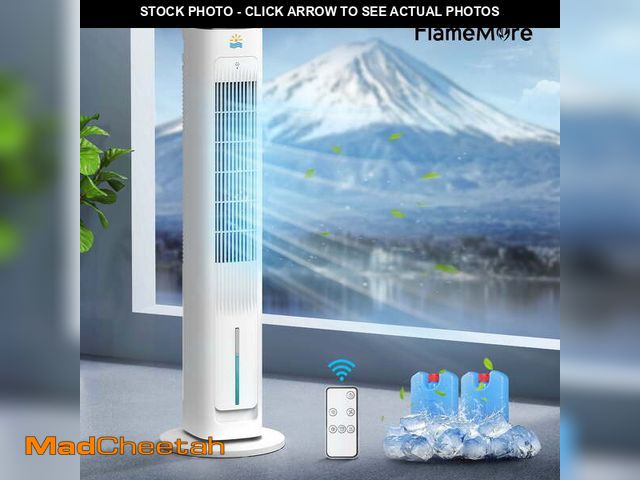 Lot 74-14587423 - Flamemore Tower Air Conditioners Portable with Ice Packs &amp; 3L Water Tank, Swamp Cooler for Home ...