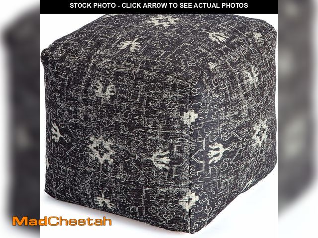 Lot 74-13041848 - Anji Mountain 100% Handmade &amp; Handcrafted Comfortable Home Decor Pouf Ottoman Footrest for Livin...