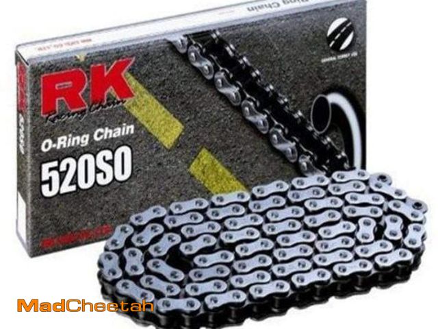 Lot 74-11556071 - RK Racing Chain 520-SO-100 (520 Series) Steel 100 Link Traditional Street and Off-Road O-Ring Chain ...