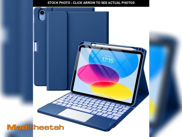 Lot 74-12307579 - Harvopu Compatible for iPad 11th 10th Generation Case with Keyboard, Folio Cover with Pencil Holder,...