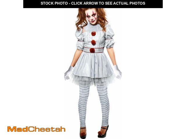 Lot 74-12686822 - (MISSING GLOVES) It Pennywise Costume for Adults by Rubies, Womens 1X (Size 16-18W) - UNUSED
