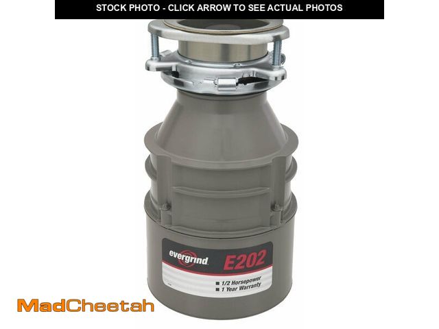 Lot 74-12435732 - Evergrind E202 1/2 HP Garbage Disposer - UNUSED