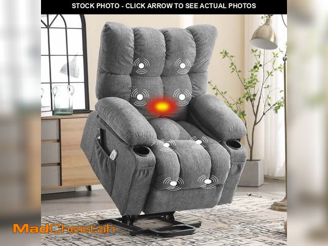 Lot 74-14370731 - JONPONY Power Lift Recliner Chair for Elderly with Heat and Vibration Massage Recliner Chair with US...