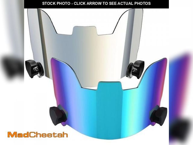 Lot 74-12315439 - Xuhal 2 Pcs Football Visor for Youth Adult Football Helmet Visor Lacrosse Helmet Eye Shield Eye Prot...