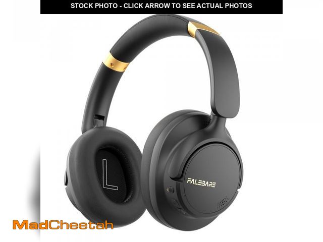 Lot 74-12215571 - Falebare Noise Cancelling Headphones, Bluetooth Headphone Over The Ear Headset Wireless Bluetooth wi...