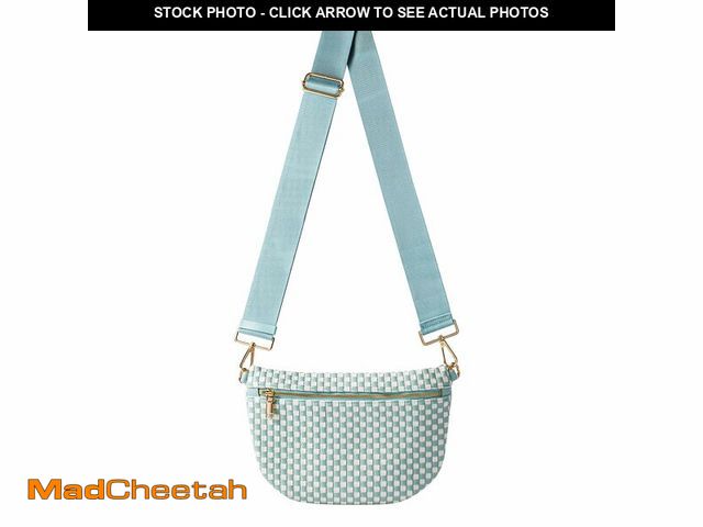 Lot 74-14274795 - Zyberion Woven Crossbody Bags for Women, Vegan Leather Bum Bag Sling Purse with Adjustable Strap for...