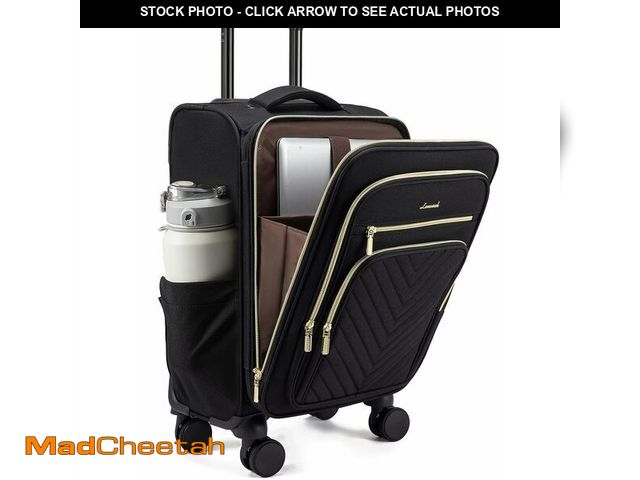 Lot 74-13710057 - LOVEVOOK Carry On Luggage 22x14x9 Airline Approved,20 Inch Carry On Suitcases with Wheels,Softside R...