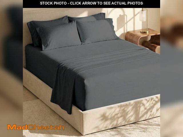 Lot 74-14381213 - Hearth &amp; Harbor Extra Deep Pocket Sheets - Fits Mattress 18-24 Inches Deep - Extra Deep Pocket F...